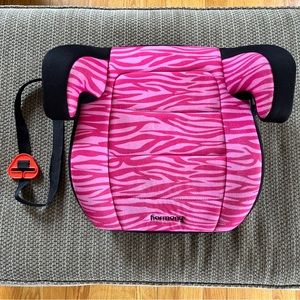 Harmony Children's Youth Booster Car Safety Seat Pink Zebra